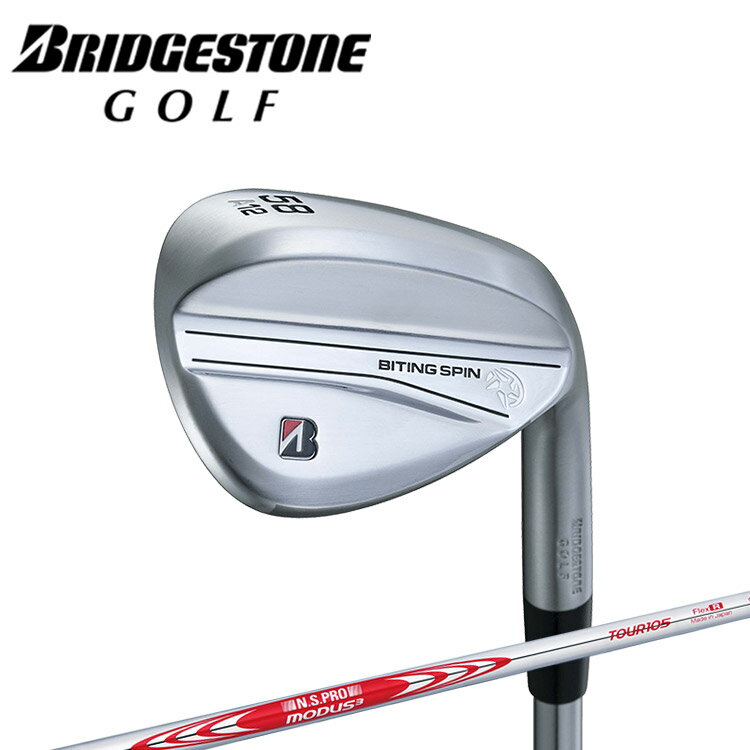 乐天商城 - ブリヂストン ゴルフ BITING SPIN ウェッジ N.S.PRO MODUS3 TOUR105 スチールシャフト 【2024年モデル】 メンズ 右用 ゴルフ BSPS1I BRIDGESTONE GOLF バイティングスピン Bシリーズ