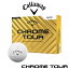 Callaway [キャロウェイ] 2024 CHROME TOUR [クロム ツアー] ホワイト ボール (1ダース：12球)【2024年モデル】 ゴルフ ボール