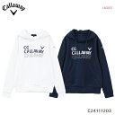 キャロウェイ Callaway 【 キャロウェイ アパレル 】 c24117203 【 西村プロ着用 】ダンボール スウェット パーカー (WOMENS) 【 2024年モデル 】 ゴルフ ウェア レディース 女性用 おしゃれ