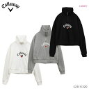 Callaway 【キャロウェイ アパレル】 c23117220 ラブ キャロウェイ ハーフジップ スウェット (WOMENS) レディース 女性 【2023年モデル】 2023年新作 ゴルフ ウェア ハートマーク ロゴ その1