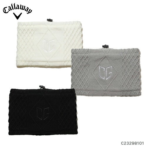Callaway 【キャロウェイ アパレル】 c23298101 CGロゴ刺繍 ネックウォーマー （MENS) メンズ 男性【2023年モデル】 ゴルフ ウェア キャロウェイ おしゃれ