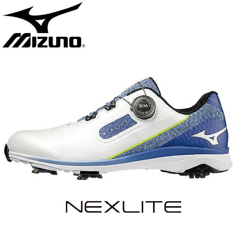 MIZUNO 【ミズノ】 メンズ NEXLITE SL BOA ゴルフ シューズ 51GM2215 22 【2022年モデル】 【足幅3E】 ネクスライト エスエル ボア