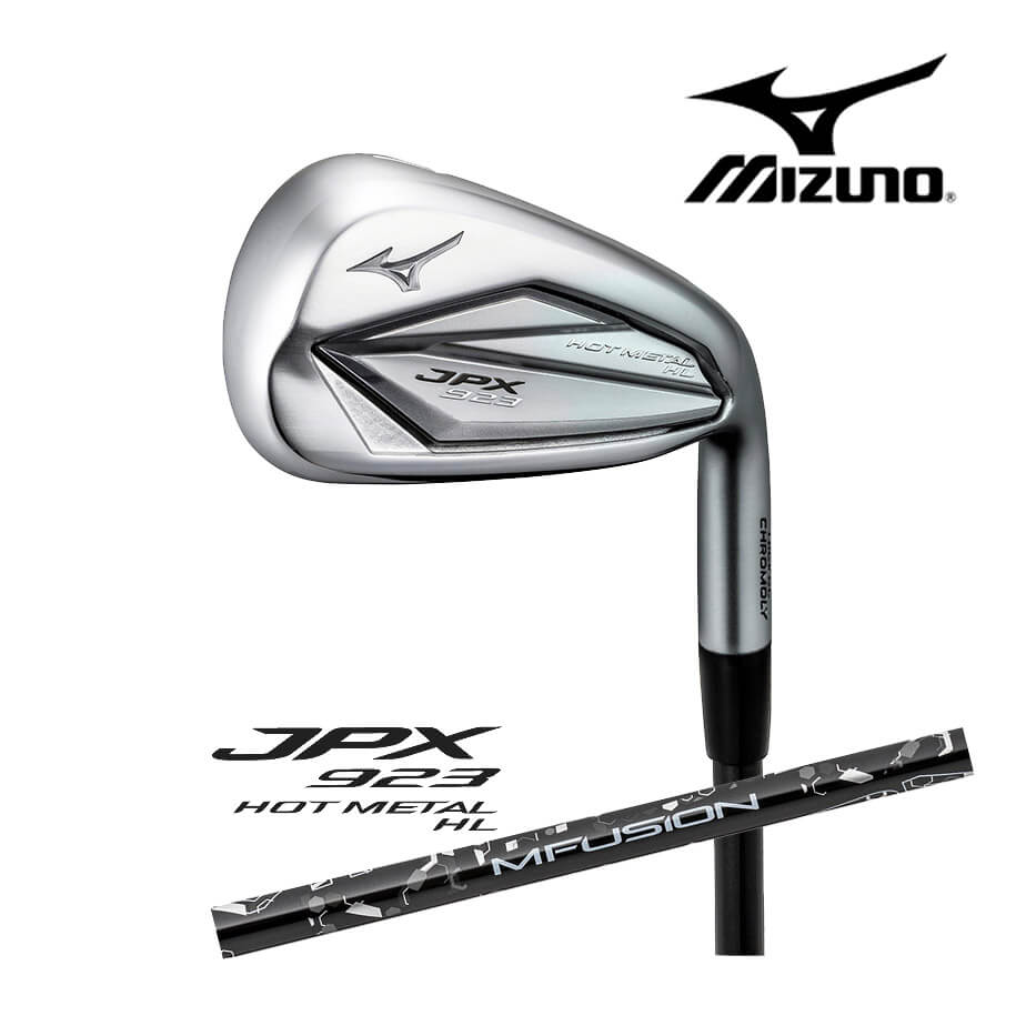 MIZUNO 【ミズノ】 JPX 923 HOT METAL HL アイアン 5本セット ( #6 #7 #8 #9 #PW ) 22 MFUSION i カーボンシャフト 【2022年モデル】 メンズ 右用 ニッケルクロムモリ 飛距離 心地よい打感 深低重心 高弾道 クラブ ゴルフ 【ミズノ アイアン】