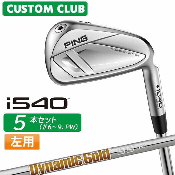 樂天商城 - [カスタムフィッティング] (左用) ピン i540 アイアン 5本セット(#6-PW) Dynamic Gold 95 スチールシャフト 【 2026モデル 】 日本正規品 PING カスタムクラブ レフティー 特注 【 ピン アイアン 】