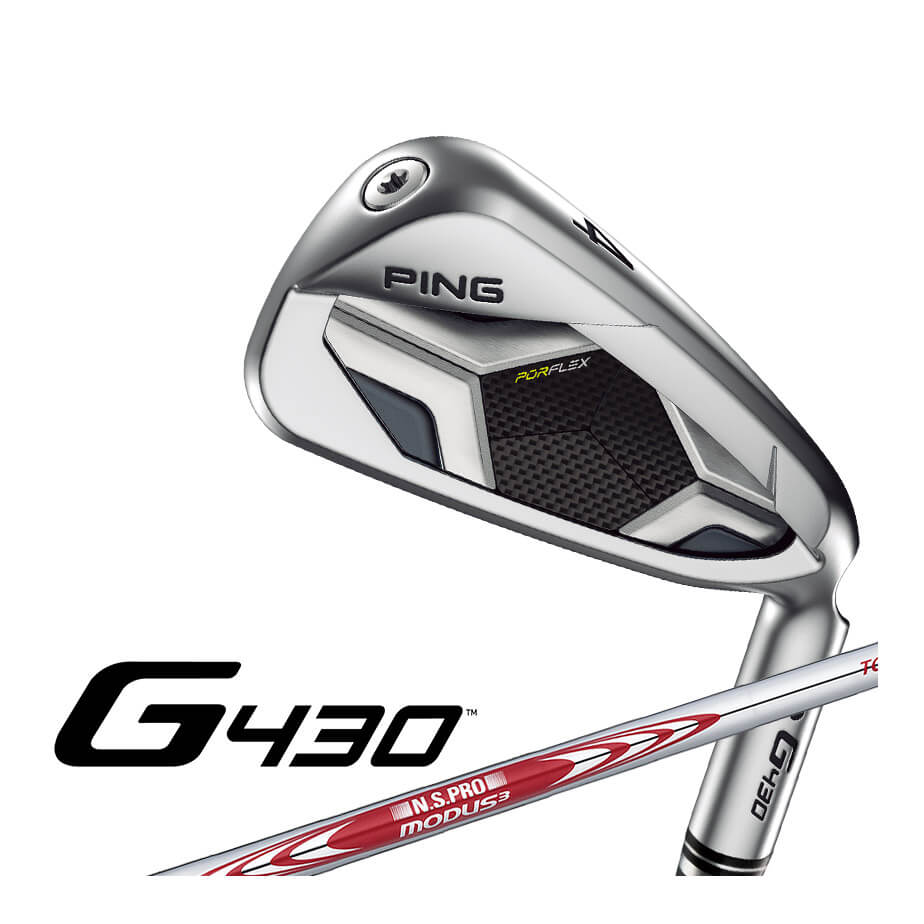 ピン G430 アイアン 6本セット 6l～9l PW 45 N.S.PRO MODUS3 TOUR 105 スチールシャフト メンズ 右用 ソフトな打感 快音 劇飛 高MOIヘッド ミスヒットに強い 楽に狙える ブレずに狙える 日本正…