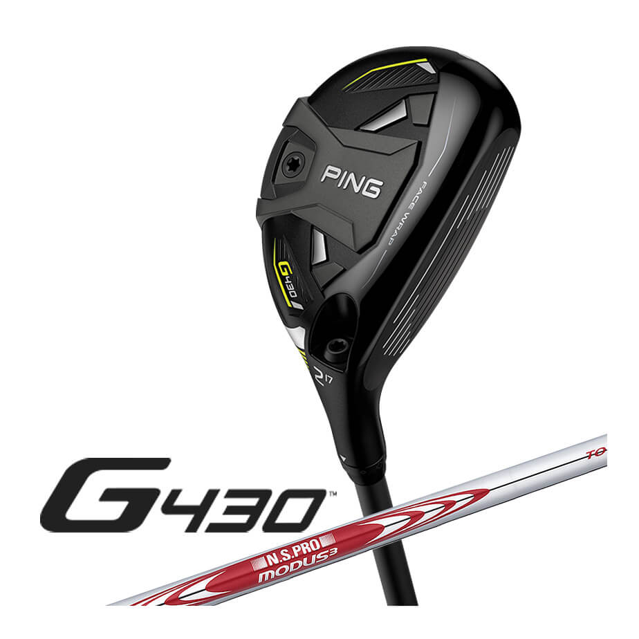 ピン G430 ハイブリッド N.S.PRO MODUS3 TOUR 115 スチールシャフト メンズ 右用 #2 #3 #4 #5 #6 #7 理想の高弾道 ブレずに狙える 8層のカーボンクラウン 劇飛 最大のキャリー 快音 豊富なロフト調整 深低重心 日本正規品 ゴルフ PING