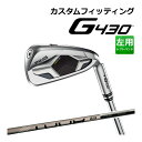 【カスタムフィッティング】 【左用】 PING ピン G430 アイアン 6本セット (I6～9、PW、45) PING TOUR 2.0 CHROME I カーボンシャフト [G430 Iron] [日本正規品] 【2022年モデル】 【PING アイアン】