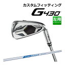 【カスタムフィッティング】 【左用】 PING 【ピン】 G430 アイアン 6本セット (I6～9、PW、45) N.S.PRO ZELOS 7 スチールシャフト [G430 Iron] [日本正規品] 【2022年モデル】 【PING ピン アイアン】