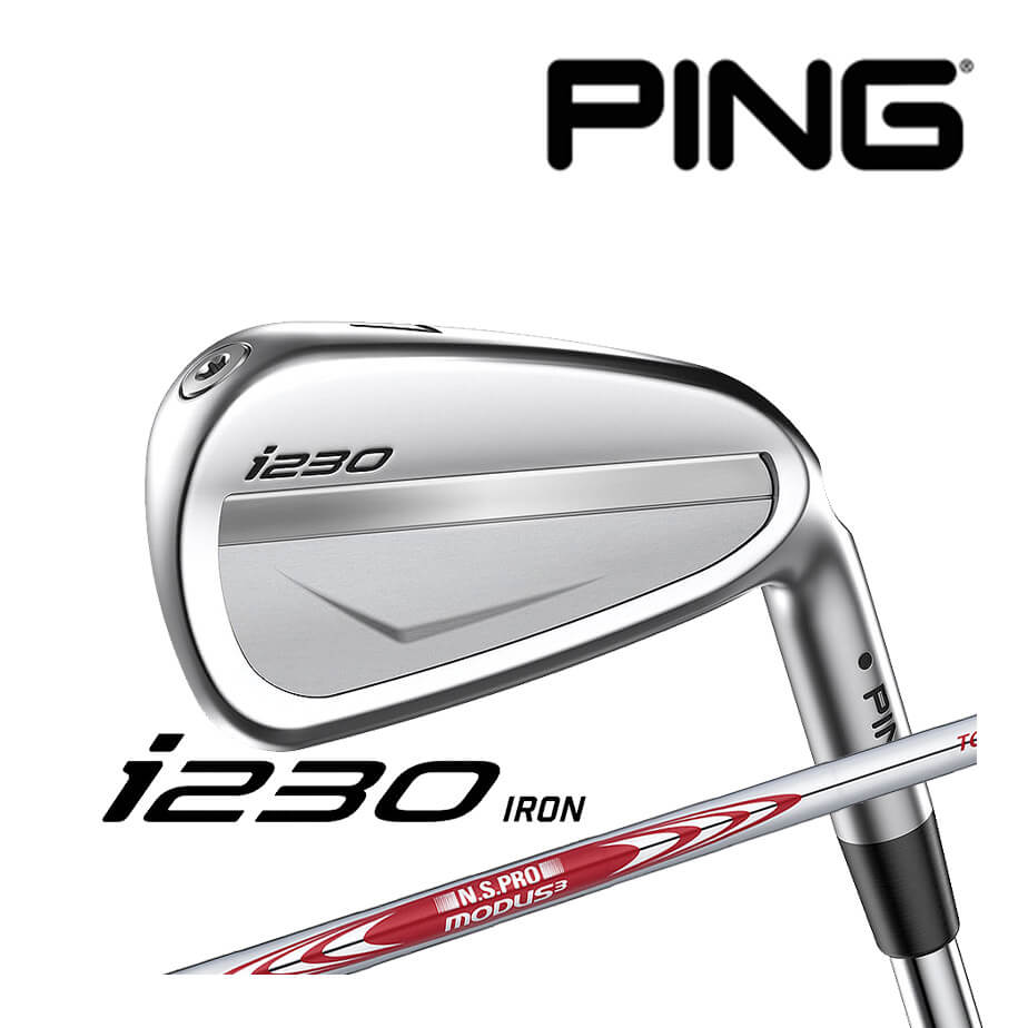 ピン i230 アイアン 6本セット 5l～9l PW N.S.PRO MODUS3 TOUR 105 スチールシャフト メンズ 右用 日本正規品 ゴルフ PING 【 PING ピン アイアン 】