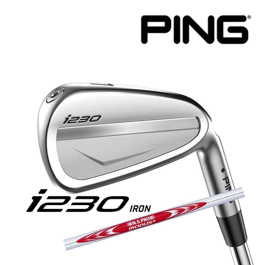 【カスタムフィッティング】 PING 【ピン】 i230 アイアン 6本セット 5l～9l PW 右用 N.S.PRO MODUS3 TOUR 125 スチールシャフト[i230 Iron][日本正規品]