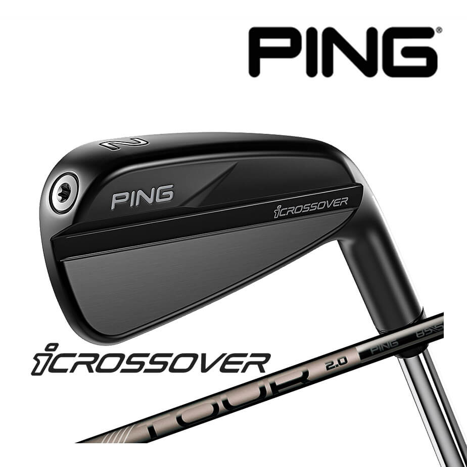 ピン icrossover [i クロスオーバー] PING TOUR 2.0 CHROMEクローム 85 カーボンシャフト メンズ 右用 日本正規品 ゴルフ PING ユーティリティ アイアン