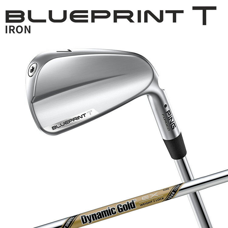 ピン BLUEPRINT T アイアン 6本セット(#5-PW) DG EX TOUR ISSUE スチールシャフト 【 2024年モデル 】 ブループリント T アイアン メンズ 右用 ゴルフ 日本正規品 PING マッスルバックアイアン