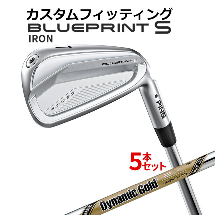 樂天商城 - 【カスタムフィッティング】 ピン BLUEPRINT S 5本セット(6I〜9I、PW) Dynamic Gold EX TOUR ISSUE スチールシャフト [日本正規品] 【 2024年モデル 】 ブループリント S アイアン メンズ 右用 ゴルフ PING 【 ピン アイアン 】
