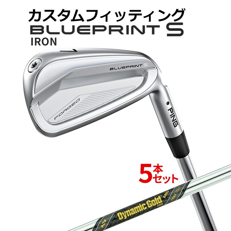 樂天商城 - 【カスタムフィッティング】 ピン BLUEPRINT S 5本セット(6I〜9I、PW) Dynamic Gold MID TOUR ISSUE スチールシャフト [日本正規品] 【 2024年モデル 】 ブループリント S アイアン メンズ 右用 ゴルフ PING 【 ピン アイアン 】