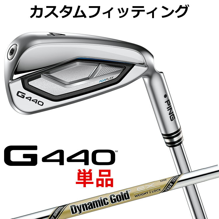 樂天商城 - 【カスタムフィッティング 】 ピン G440 アイアン 単品 Dynamic Gold EX TOUR ISSUE スチールシャフト メンズ 右用 ゴルフ [ 日本正規品 ] 【 2025年モデル 】 PING 単品アイアン カスタムクラブ メンズ ゴルフ 【 ピン アイアン 】