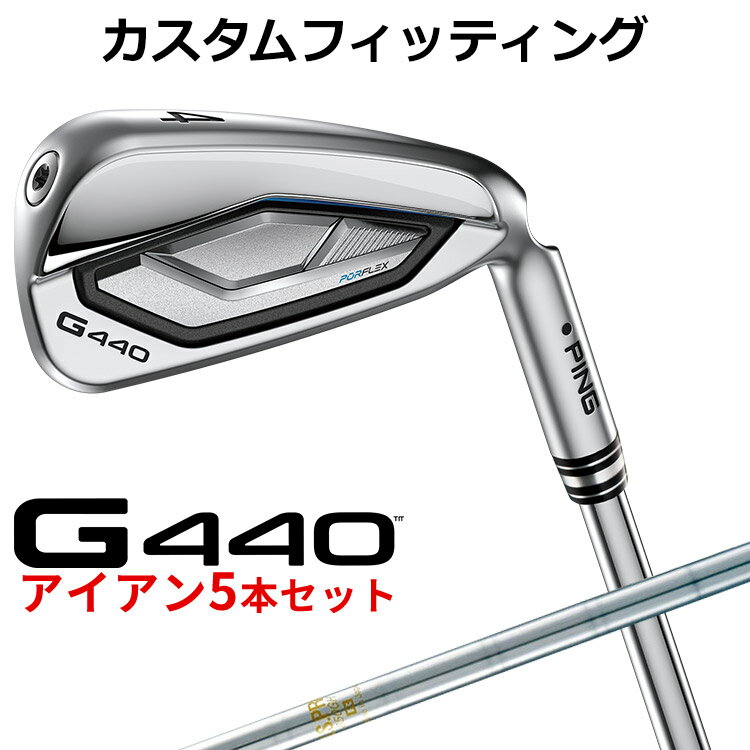 樂天商城 - 【カスタムフィッティング】 ピン G440 アイアン 5本セット(#6-PW) N.S.PRO 850GH スチールシャフト メンズ 右用 [ 日本正規品 ] 【 2025年モデル 】 PING カスタムクラブ ゴルフ 【 ピン アイアン 】