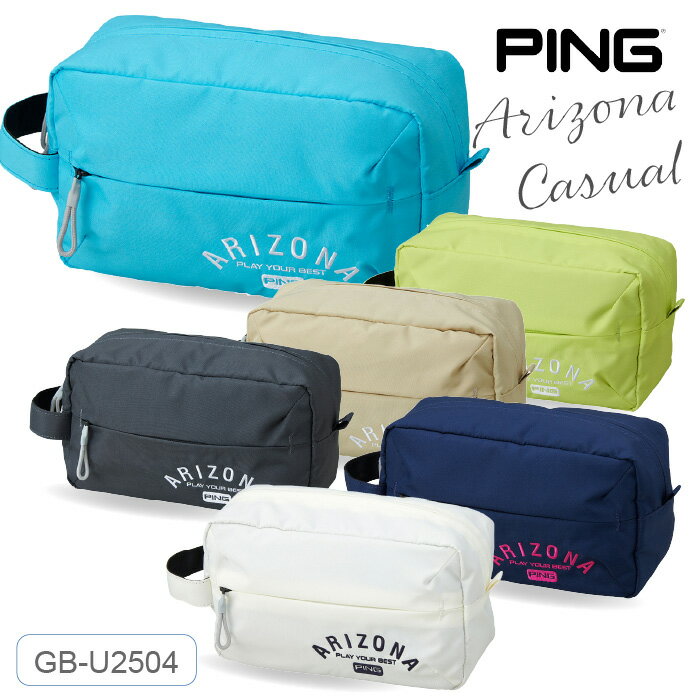 ピン アリゾナ カジュアル ポーチ GB-U2504 【 2025年モデル 】 メンズ ゴルフ バッグ PING おしゃれ ..