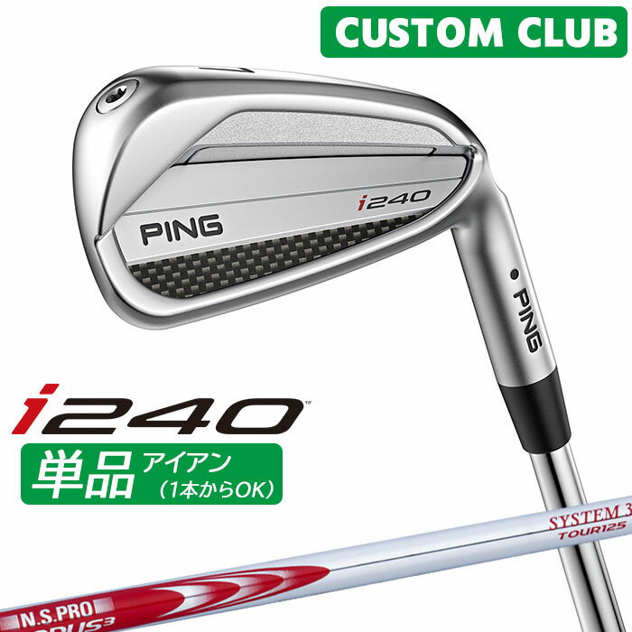 Rakuten - カスタム ピン i240 アイアン 単品 N.S.PRO MODUS3 SYSTEM3 TOUR 125 シャフト [日本正規品] 【 2025モデル 】 右用 PING メーカーカスタム 特注 【 ピン アイアン 】