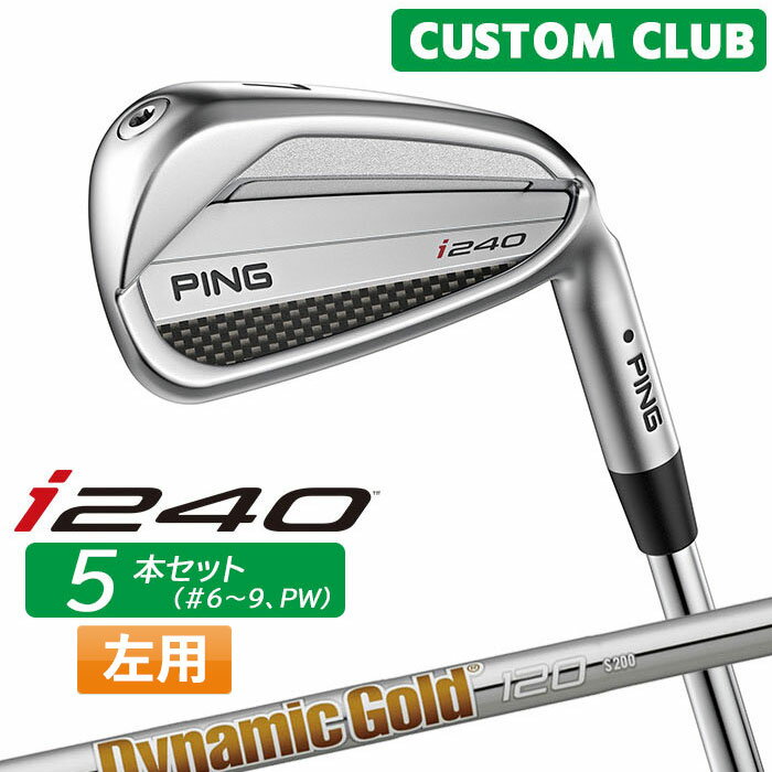 樂天商城 - (左用) カスタム ピン i240 アイアン 5本セット(#6-W(PW)) Dynamic Gold 120 スチールシャフト [日本正規品] 【 2025モデル 】 左用 ゴルフ PING メーカーカスタム 特注 【 ピン アイアン 】