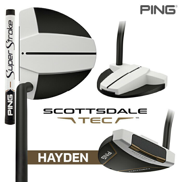 樂天商城 - ピン SCOTTSDALE TEC パター HAYDEN グリップ: SPST TOUR 2 PT 右用 日本正規品 【 2026年モデル 】 PING スコッツデール テック パター ハイデン