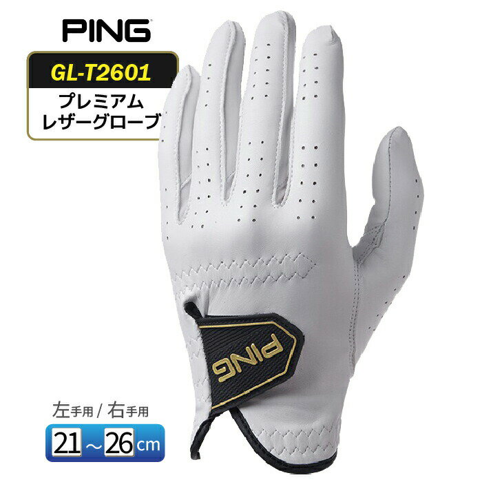 Other - ピン GL-T2601 プレミアム レザーグローブ 39004 【 2026年モデル 】 PING golf 高級天然皮革 左手用/右手用 ゴルフグローブ メンズ 男性用 ネコポス便