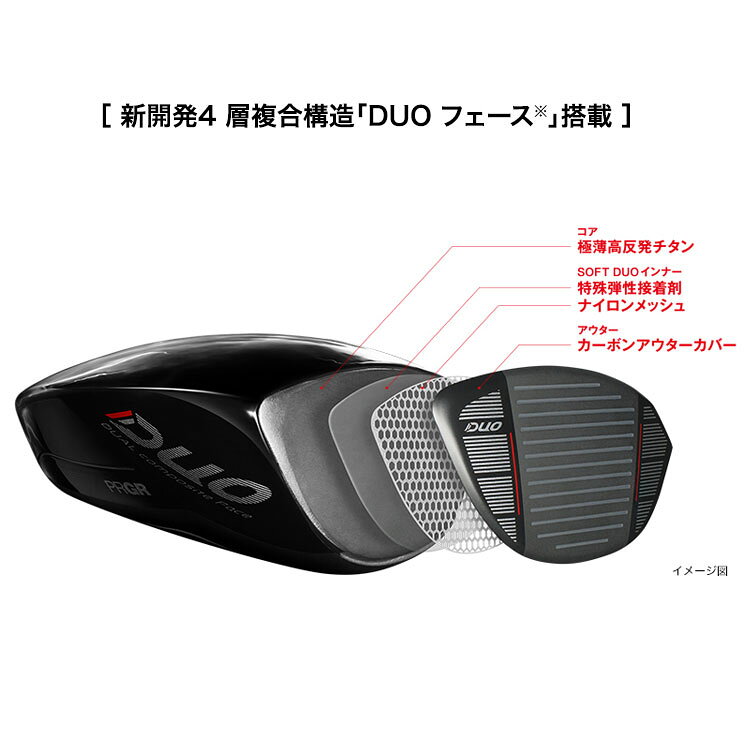 ヤトゴルフ 東大阪楽天市場店の【メーカーカスタム】 プロギア RS DUO RS F ドライバー 2026 TOUR AD CQ カーボンシャフト 【 2026年モデル 】 カスタムクラブ PRGR アールエス デュオ ドライバー エフ ドライバー｜アングル3