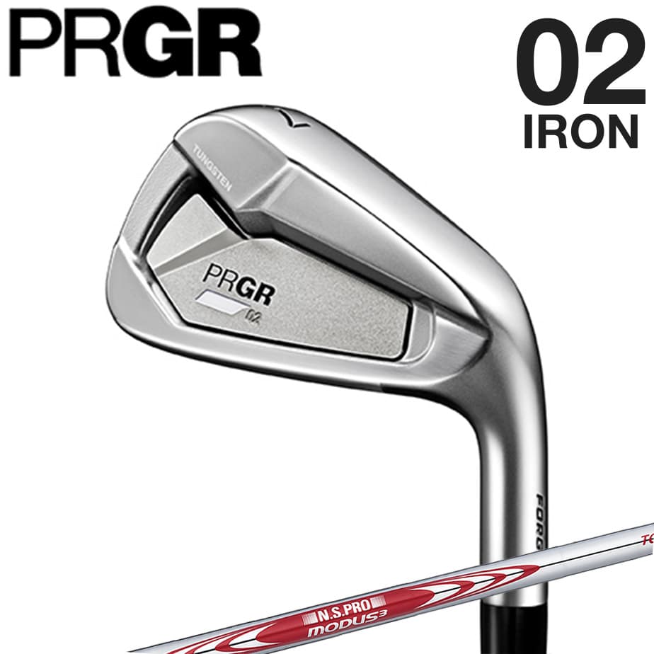 PRGR [プロギア] 2023 02 アイアン 5本セット(#6-P) N.S.PRO MODUS3 TOUR 105 スチールシャフト 【2023..