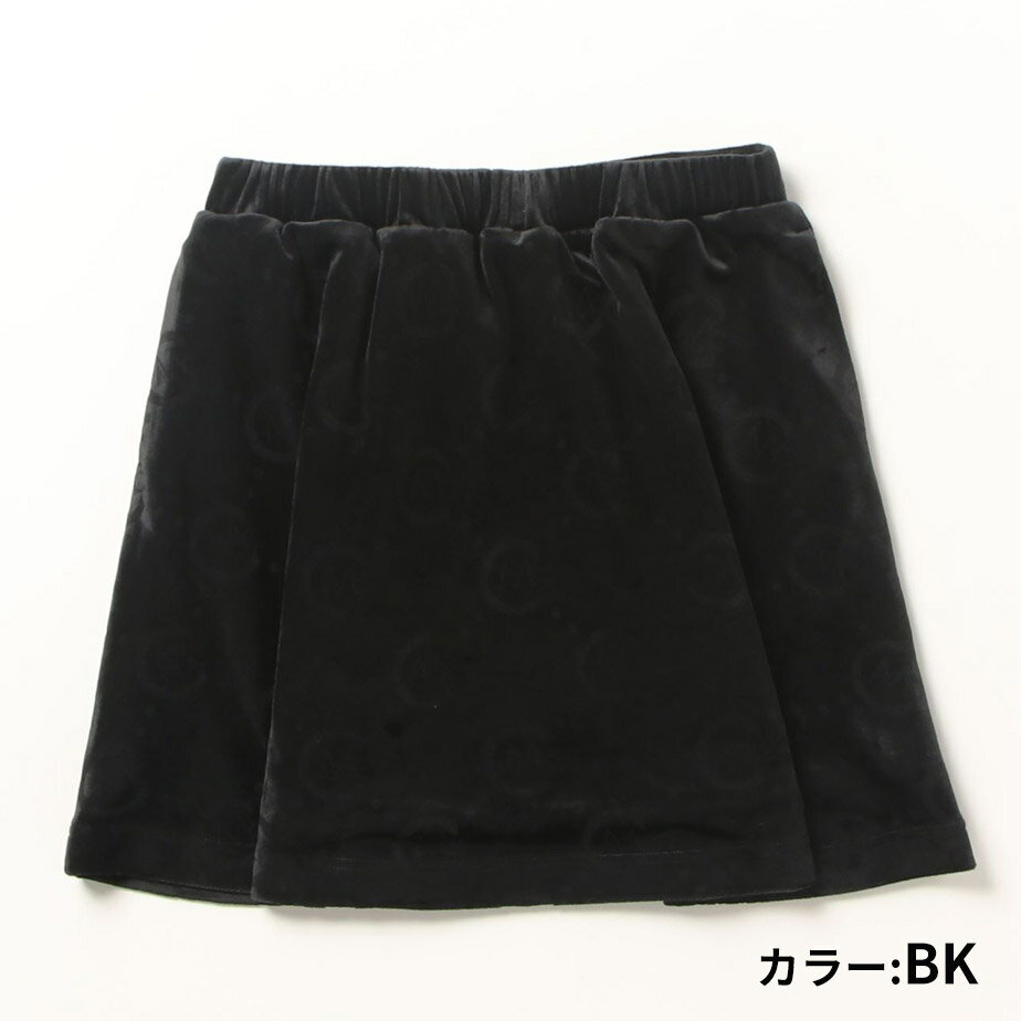 【最短営業日発送】 セシルマクビー グリーン ベロア スカート CGF2320SK フレア セットアップ 秋冬 レディース ゴルフウェア 女性用 かわいい CECIL McBEE green 12時迄のご注文で 即日 当日 発送 あす楽