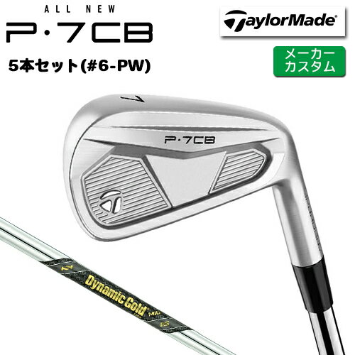 樂天商城 - 【メーカーカスタム】 テーラーメイド P7CB 2024 アイアン 5本セット(#6-PW) 右用 Dynamic Gold MID 115 スチールシャフト [日本正規品] 【 2024年モデル 】 TaylorMade Pシリーズ P・7CB 【 テーラーメイド アイアン 】