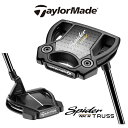 テーラーメイド Spider TOUR X TRUSS TM1 トラスヒール KBS BLACK STEPLESS スチールシャフト 日本正規品 【 2024年モデル 】 メンズ 右用 ゴルフ TaylorMade スパイダー ツアー 【 テーラーメイド パター 】