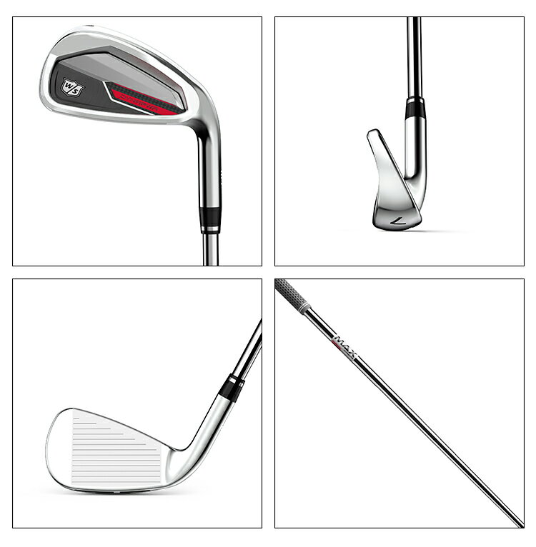 【店舗在庫連動】 WILSON ウィルソン DYNAPWR アイアン 6本セット(#5～PW) KBS Max Ultraliteスチールシャフト 【 2023年モデル 】 ダイナパワー アイアン セット IRON 即日 当日 あす楽 12時までのご注文で即出荷