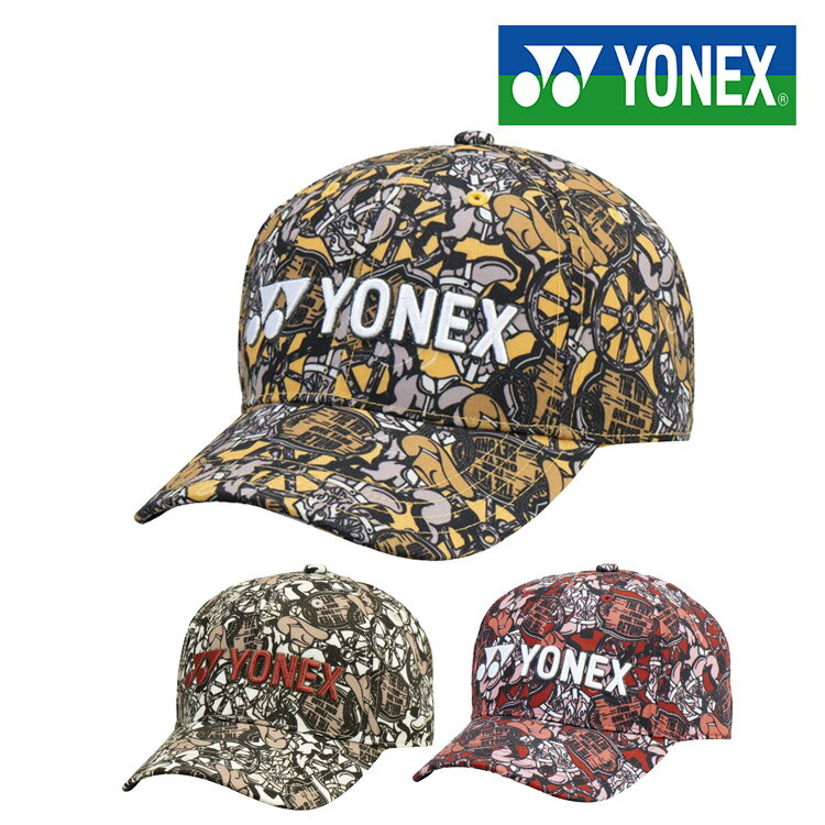 メーカー希望小売価格はメーカーサイトに基づいて掲載しています ◆ヨネックス 2025 アクセサリー特集ページはコチラ！◆ヨネックス ユニキャップ GCT112 【商品仕様】 ■仕様：ホックアジャスター式 ■素材：ポリエステル100% ■サイズ：フリー（57～60cm） ※柄の見え方が実物と異なる場合がございます。