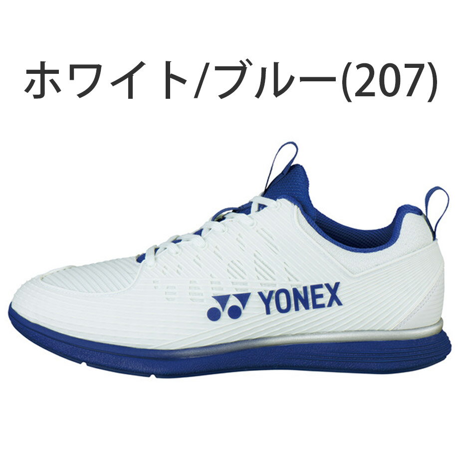 ヨネックス パワークッション ソニケージ1 メン シューズ メンズ SHG-S01M ホワイト×ブルー 3.5E スパイクレス ゴルフ用品 YONEX
