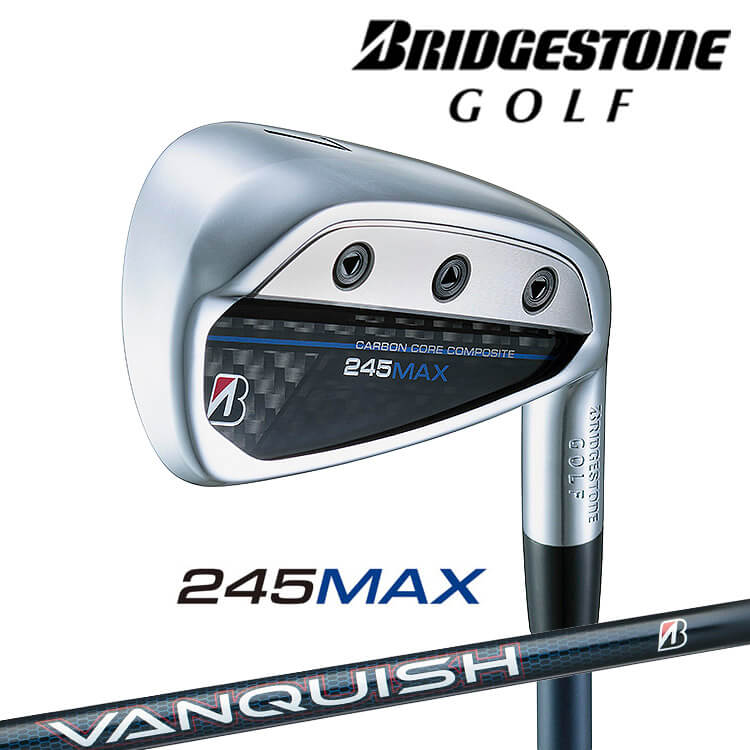 Rakuten - ブリヂストン ゴルフ 245MAX アイアン 5本セット (#7-9、P1、P2) 右用 VANQUISH BSi for MAX カーボンシャフト BRIDGESTONE GOLF 2024