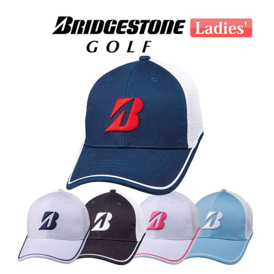 ブリヂストン ゴルフ プロモデルハーフメッシュキャップ レディース CPG353 2023年モデル BRIDGESTONE GOLF