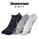 ブリヂストン ゴルフ 3D ベーシック 3D BASIC アンクル 5本指 ソックス メンズ SOG316 BRIDGESTONE GOLF