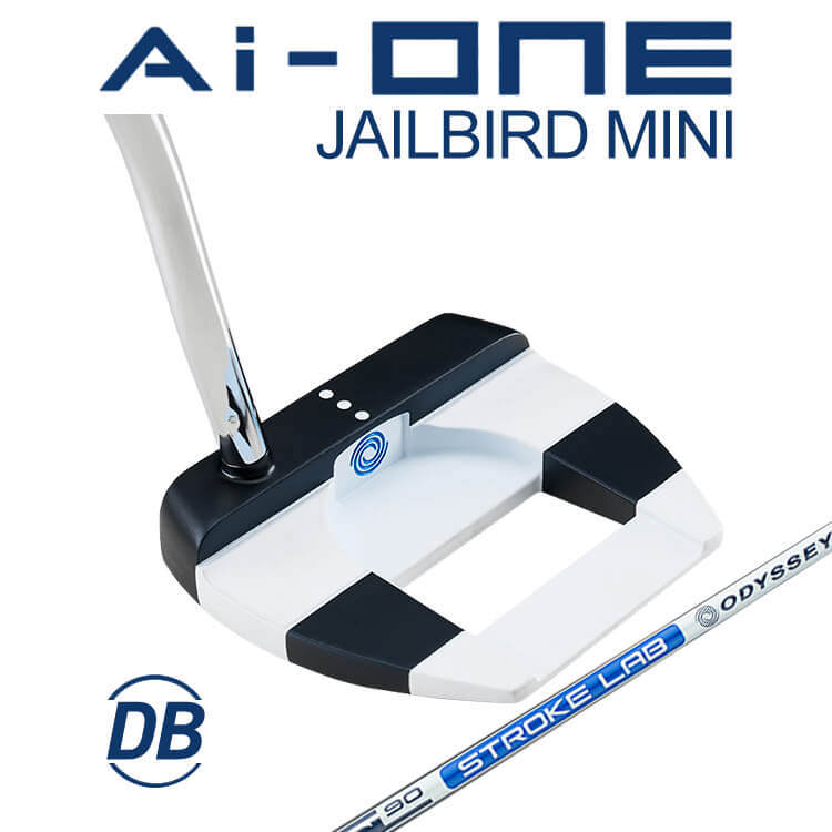 オデッセイ AI-ONE JAILBIRD MINI DBパター STROKE LAB 90 スチールシャフト パター Odyssey エーアイワン Ai-ONE Pistolグリップ 右用 ゴルフ 日本正規品