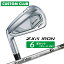 カスタムクラブ ダンロップ SRIXON ZXi5 左用 アイアン 6本セット(#5-PW) スチールファイバー i シャフ..