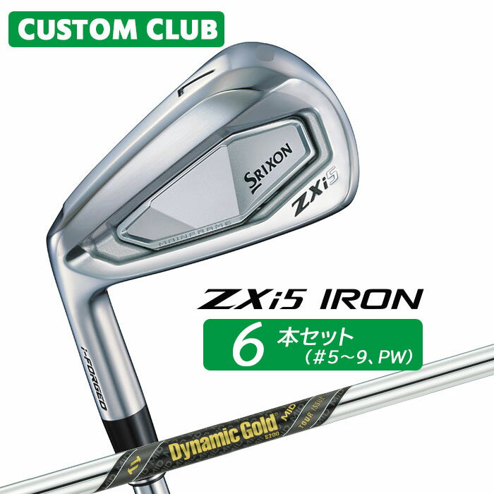 ९ å SRIXON ZXi5   6ܥå(#5-PW) Dynamic Gold MID TOUR I...