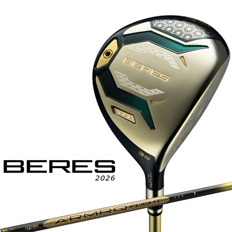 樂天商城 - ホンマゴルフ ベレス 2026 フェアウェイウッド ARMRC FLIGHT カーボンシャフト 3Sグレード HONMA GOLF BERES 26