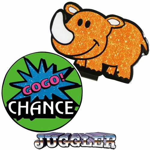 メーカー希望小売価格はメーカーカタログに基づいて掲載しています ◆マインド アクセサリー 特集ページはコチラ！◆ジャグラー コインマーカー(BIGサイズ) ツノッちver GJM002 ビッグサイズでインパクト大！グリーンで大活躍！ ジャグラーゴルフマーカーにツノッちver！ 【商品仕様】 ■サイズ：(マーカー)約40φ、(台座)約45mm×約30mm ■素材：(マーカー)鉄・磁石、(台座)鉄