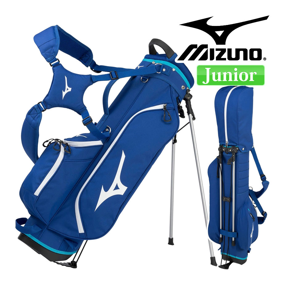 ミズノ スタンド キャディバッグ 140タイプ ジュニア用 ブルー 5LJC2310 ゴルフ MIZUNO