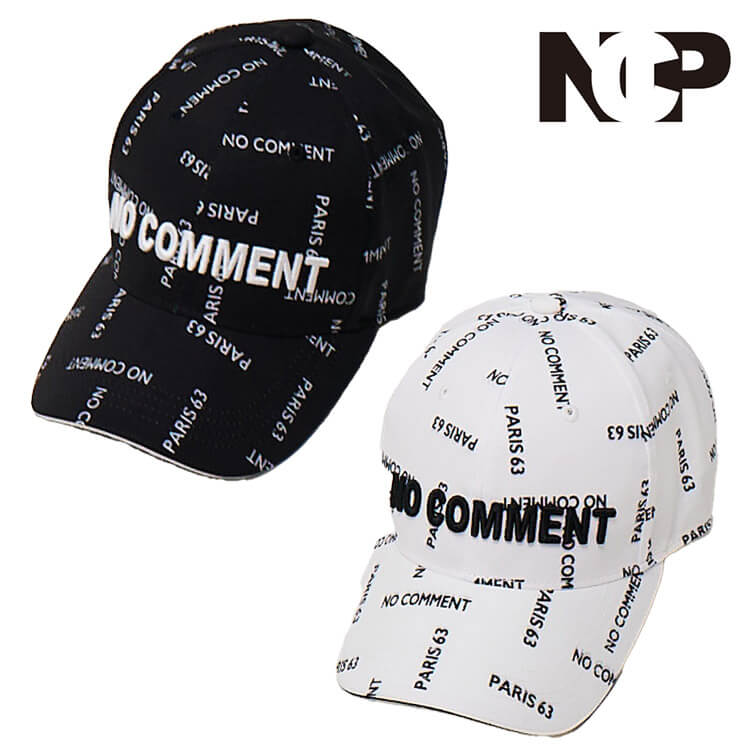 NO COMMENT PARIS (ノーコメントパリ) NC スポーツ 総柄 キャップ NCP NC SPORTS CAP NCP-CP011