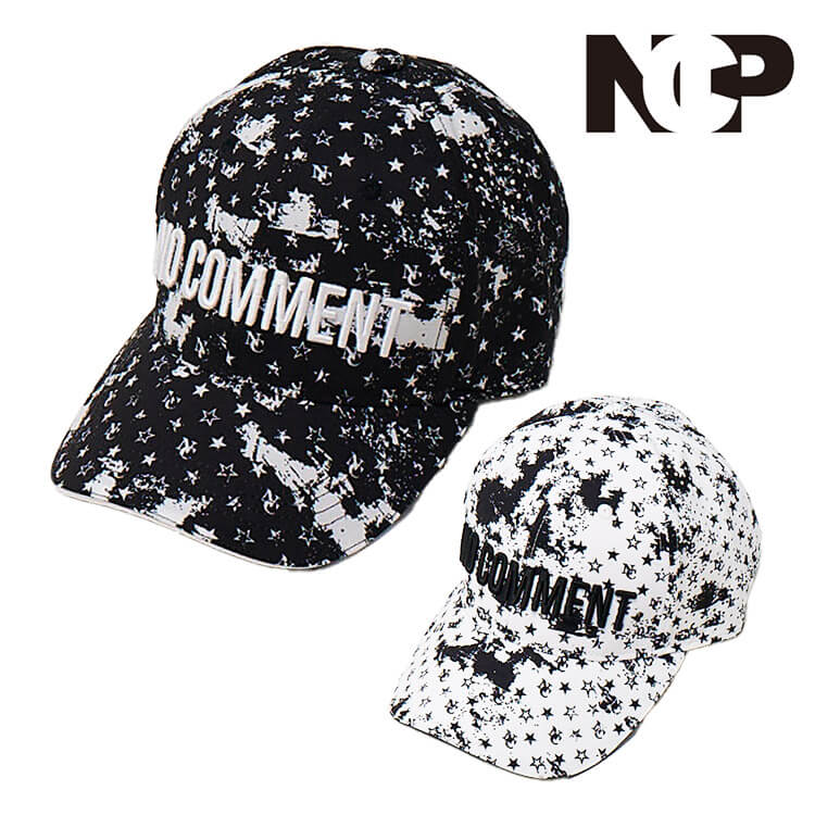 楽天ヤトゴルフ　楽天市場店NO COMMENT PARIS （ノーコメントパリ） NC スポーツ 総柄 パンチングキャップ NCP NC SPORTS CAP 帽子 NCP-CP015