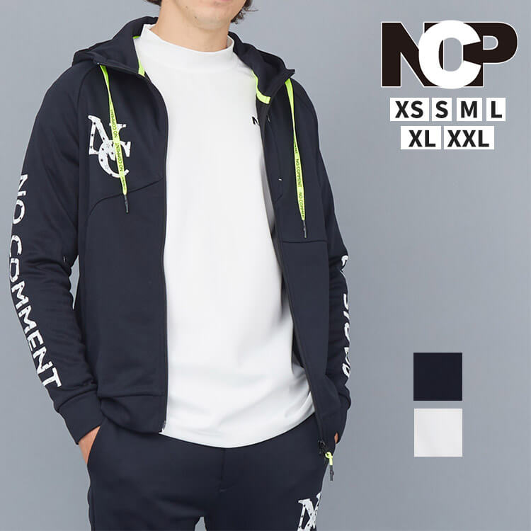 【スーパーセール】NO COMMENT PARIS (ノーコメントパリ) NC スポーツ スウェット フーディー ジップ パターン ロゴ パーカー NCP NC SPORTS SWEAT HOODY PULLOVER BIG LOGO スウェット プルオーバー スポーツ アウトドア メンズ 男性 NCP-HDM0018