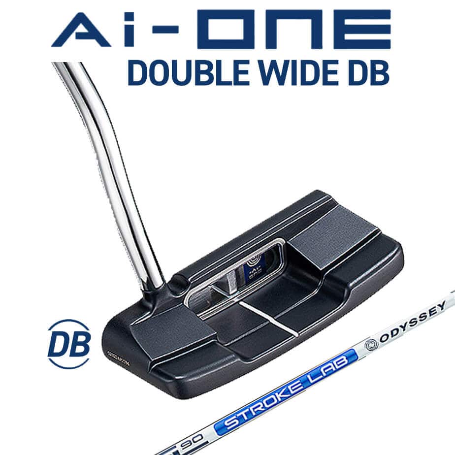 【あす楽対応】オデッセイ Ai-ONE パター STROKE LAB 90 スチールシャフト DOUBLE WIDE DB パター Odyssey エーアイワン ダブルワイドDB Ai-ONE Pistolグリップ 右用 ゴルフ 日本正規品のサムネイル