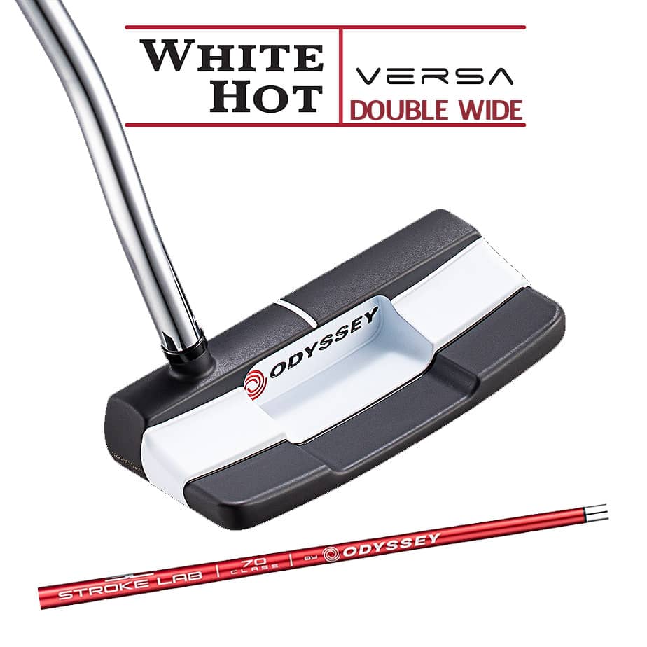 オデッセイ ホワイト ホット バーサ ダブルワイド WHITE HOT VERSA DOUBLE WIDE パター 右用 STROKE LAB シャフト レッド ODYSSEY 日本正規品