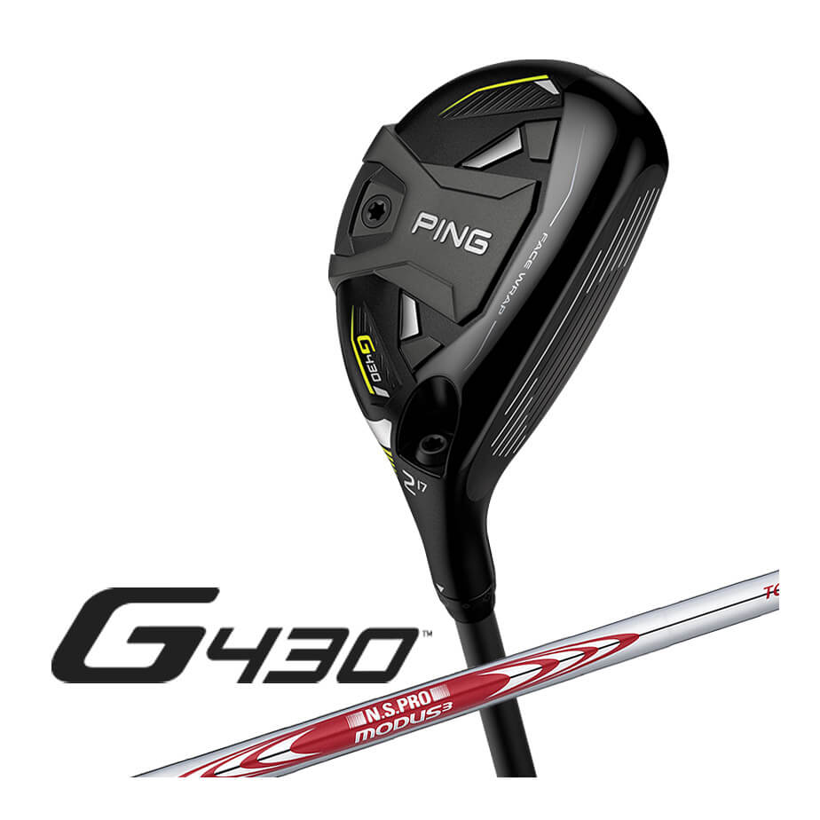 ピン G430 ハイブリッド N.S.PRO MODUS3 TOUR 105 スチールシャフト メンズ 右用 #2 #3 #4 #5 #6 #7 理想の高弾道 ブレずに狙える 8層のカーボンクラウン 劇飛 最大のキャリー 快音 豊富なロフト調整 深低重心 日本正規品 ゴルフ PING