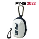 \ポイント10倍/ピン GB-U2307 ソフト PU ゴルフボールケース ボールケース メンズ 36839-01 PING
