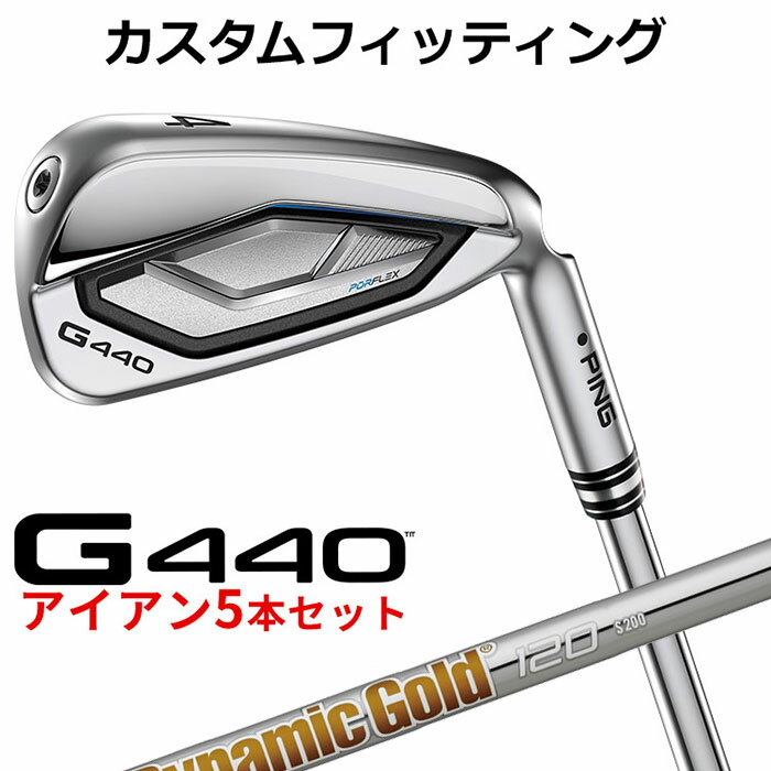 樂天商城 - メーカーカスタム ピン G440 アイアン 5本セット(#6-PW) Dynamic Gold 120 スチールシャフト メンズ 右用 日本正規品 ゴルフ PING メーカーカスタム